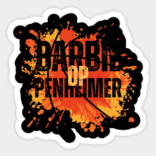 Barbie Oppenheimer Funny Sticker